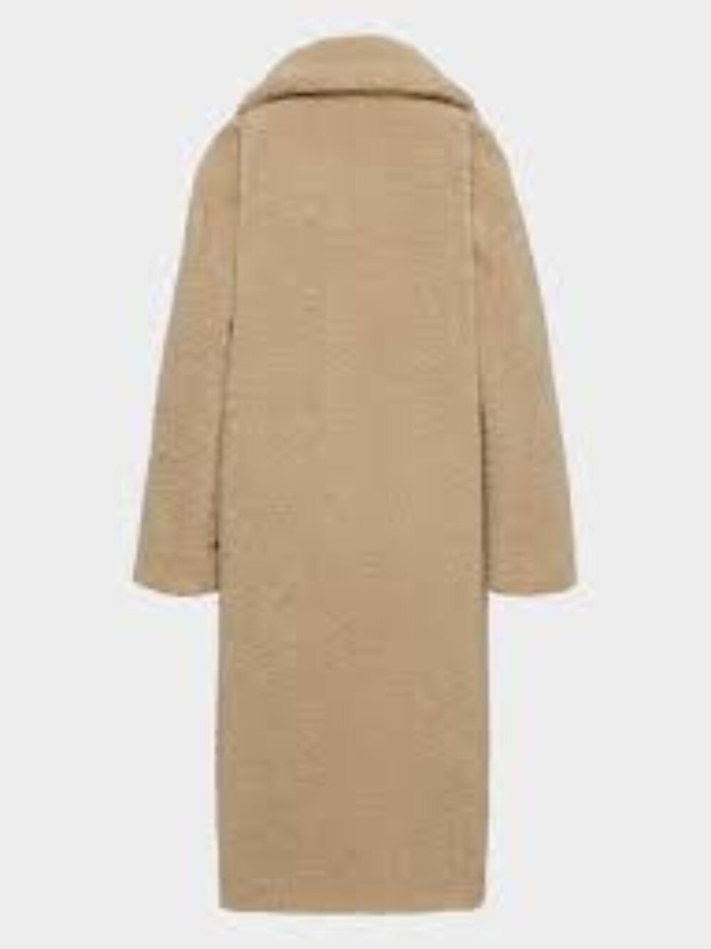 27-NWT PRINCESS POLLY LEAH TEDDY COAT BEIGE WITH POCKETS- FULLY LINED - Picture 2 of 2